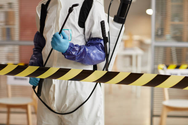 Professional Biohazard Cleanup technician working in Fair Oaks, GA